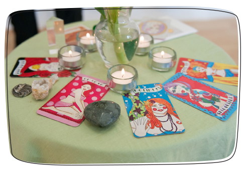 intuitive painting retreat altar