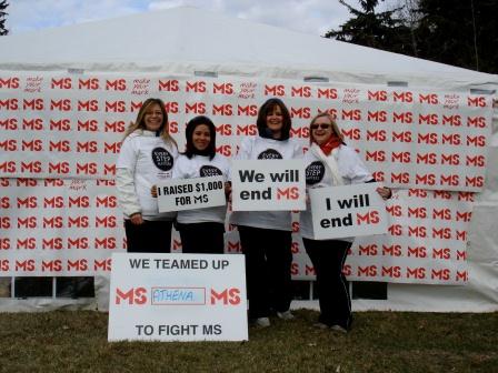 Team Athena Fundraising for MS Research