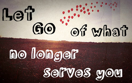 let go of what no longer serves you